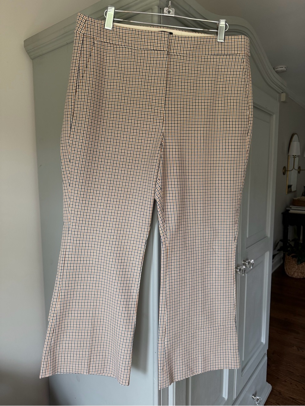J Crew factory Kelsey plaid pants size 12